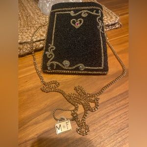 Queen of Hearts Crossbody 3 Pocket Mini Crossbody Handbag-new without price tag